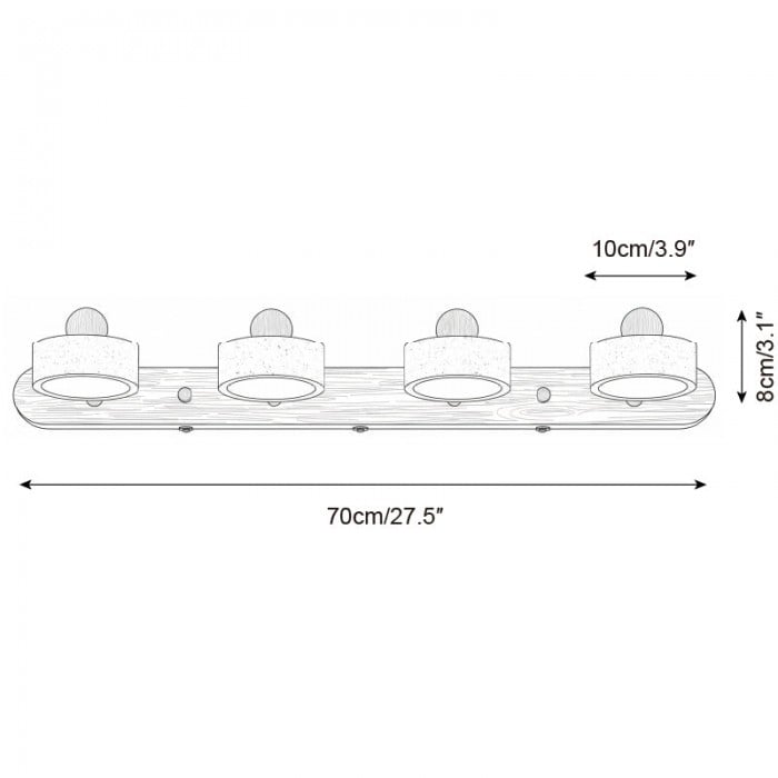 Tavros wandlamp HL2817