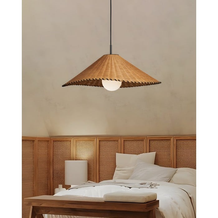 Lampada a sospensione piana testurizzata HL2885