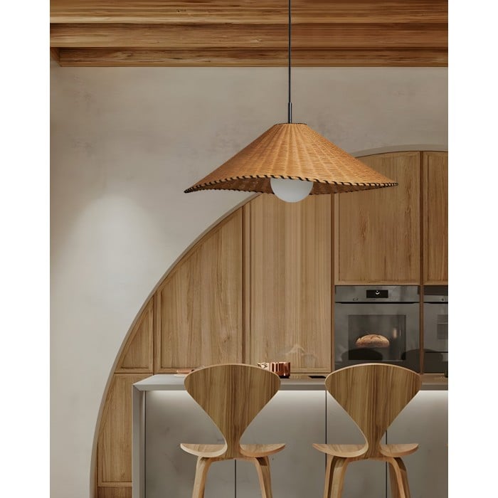 Lampada a sospensione piana testurizzata HL2885
