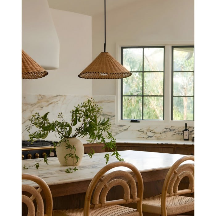 Lampada a sospensione piana testurizzata HL2885