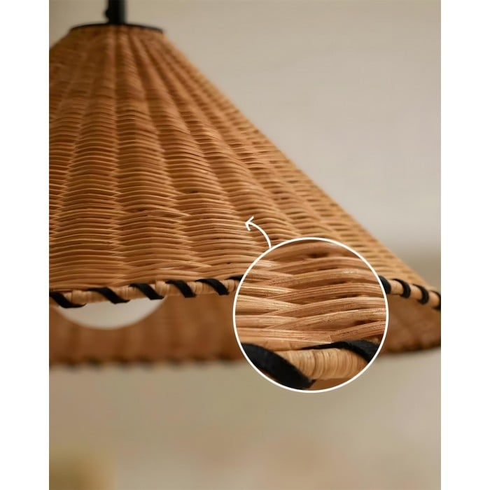 Lampada a sospensione piana testurizzata HL2885