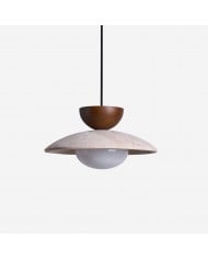 Lampada a sospensione Tia in travertino HL2560