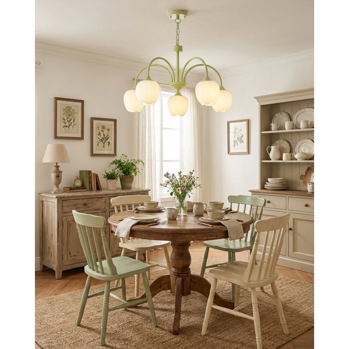 Tulp Matcha Kroonluchter HL2917