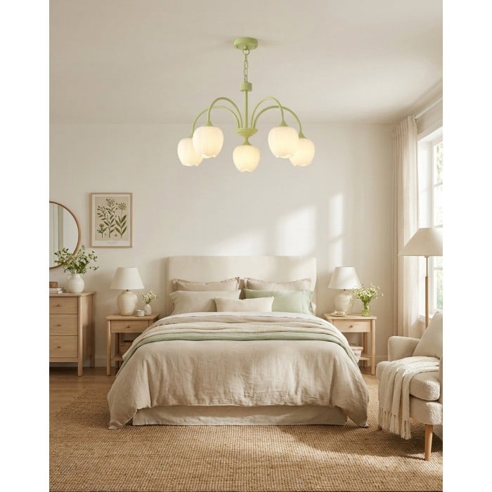 Tulp Matcha Kroonluchter HL2917