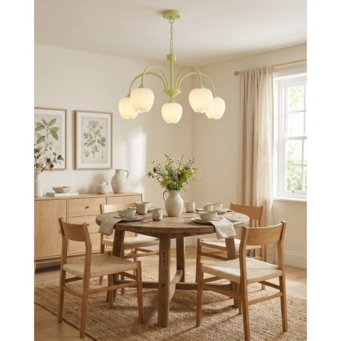 Tulp Matcha Kroonluchter HL2917