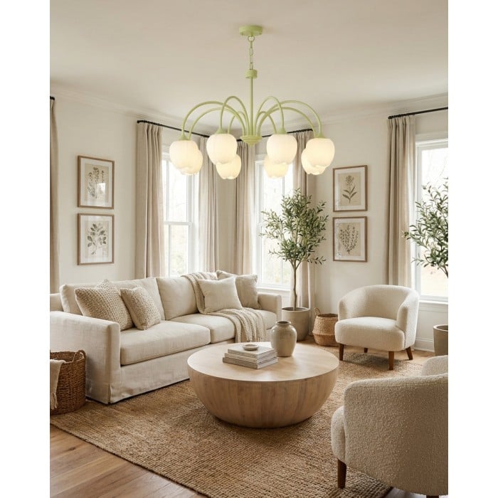 Tulp Matcha Kroonluchter HL2917