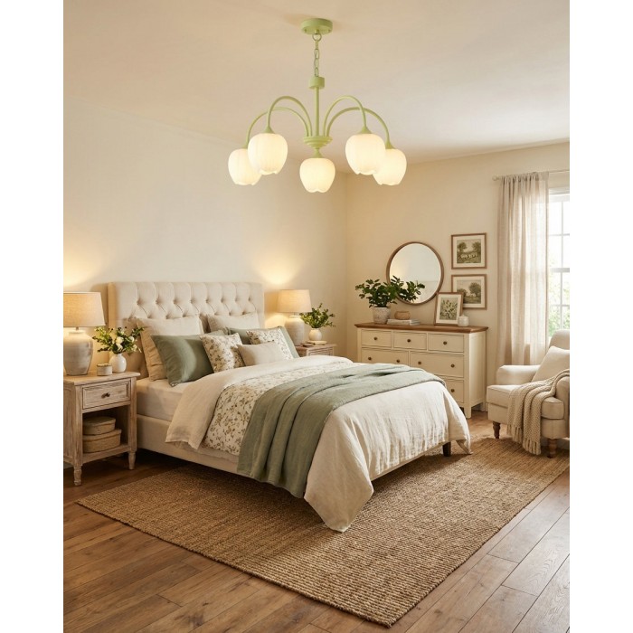 Tulp Matcha Kroonluchter HL2917