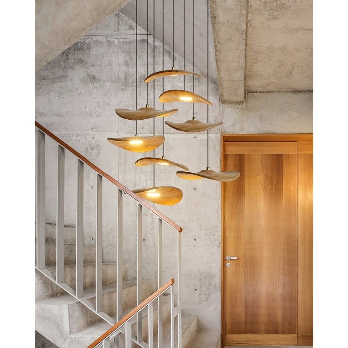 Kroonluchter van Twisora-hout HL2744