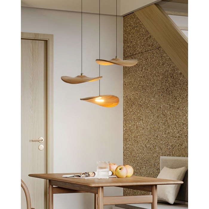 Kroonluchter van Twisora-hout HL2744