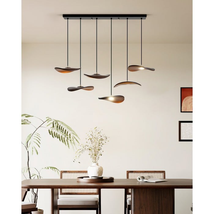 Kroonluchter van Twisora-hout HL2744