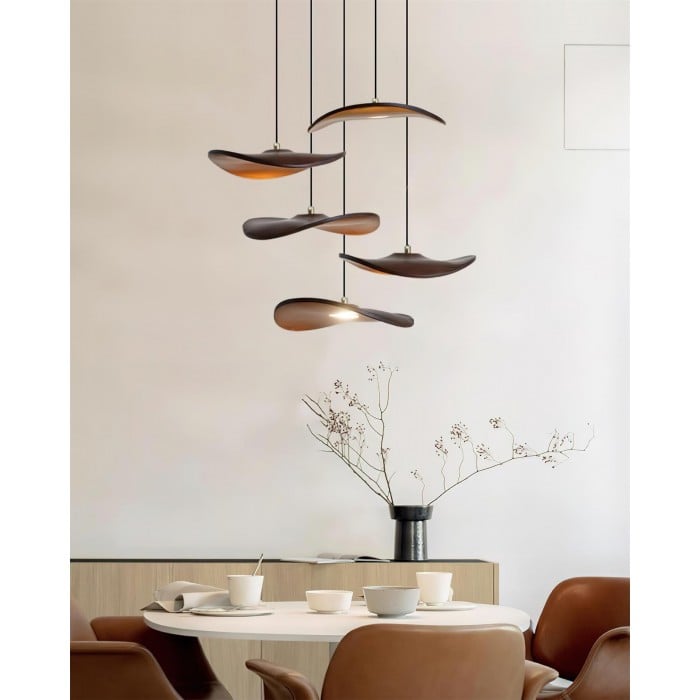 Kroonluchter van Twisora-hout HL2744