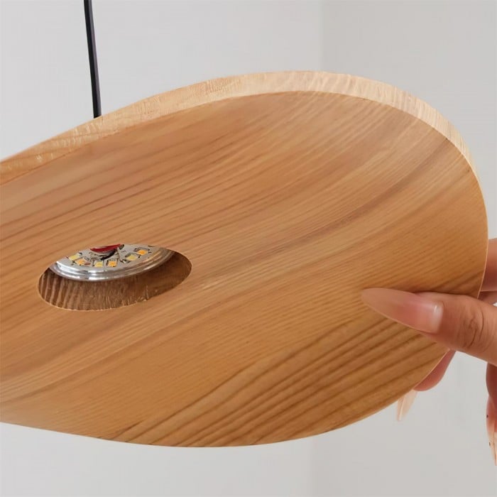 Kroonluchter van Twisora-hout HL2744