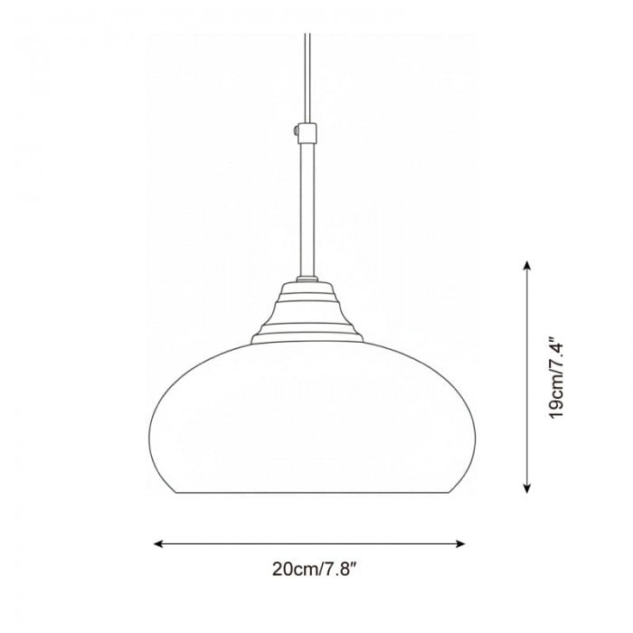 Lampada a sospensione color vaniglia HL2791