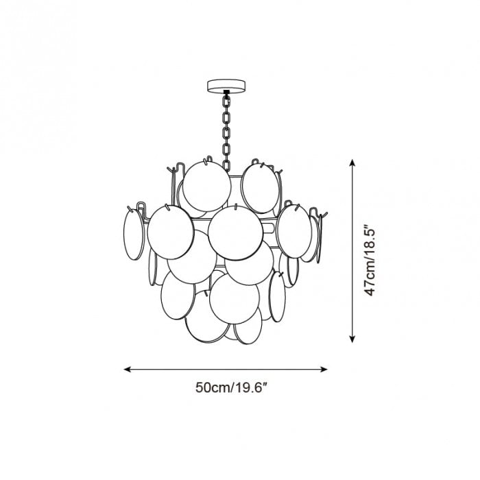 Venfield kroonluchter HL2637
