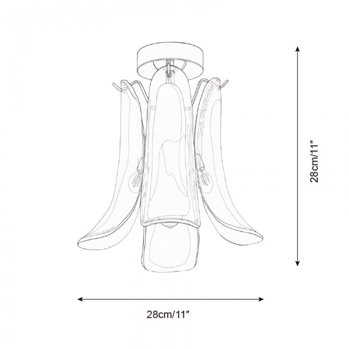 Verdelia plafondlamp HL2827