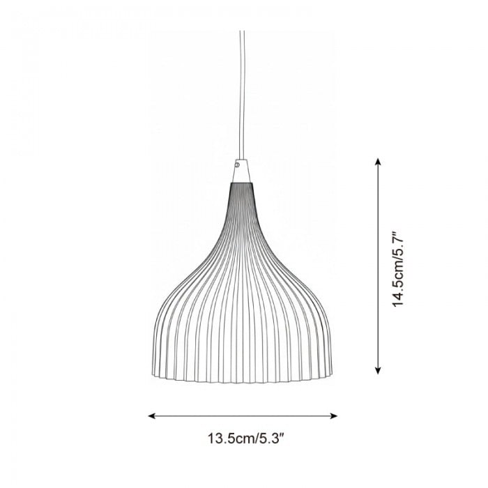 Zest Flare Pendant Lamp HL2796