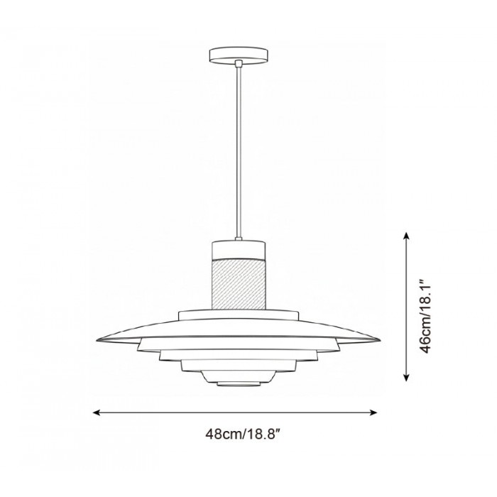 Zylen Pendant Lamp HL2773