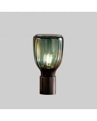 Abstracte keramische tafellamp met patroon HL2936