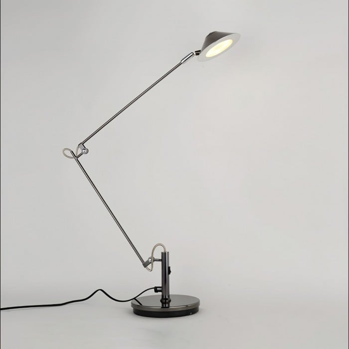 Verstelbare zwarte bureaulamp HL2925