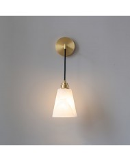 Applique da parete Celestia Orb in alabastro HL2943