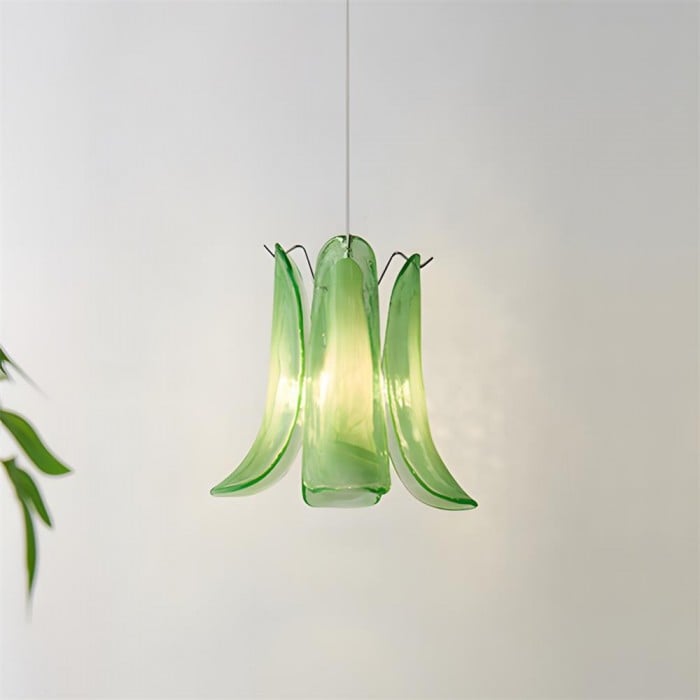 Lampada a sospensione Murava in vetro HL2899