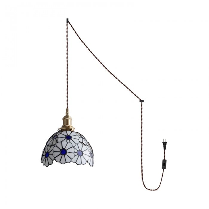 Suka Floral Plug In Pendant Lamp HL2685