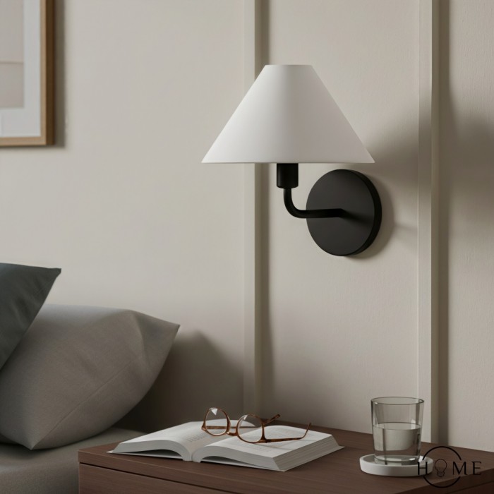 Diora Wall Sconce Light - Modern Brass Fixture with Elegant Shade HL1506