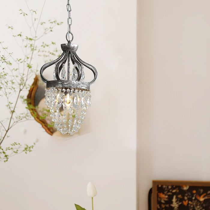 Lámpara de araña Abella con forma de lágrima HL3070