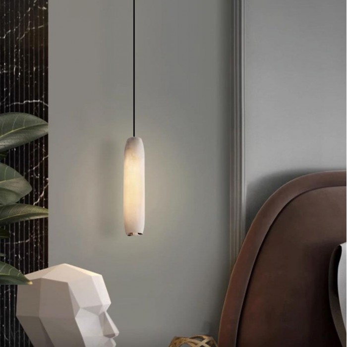 Lampa wisząca w kształcie fletu alabastrowego HL2989