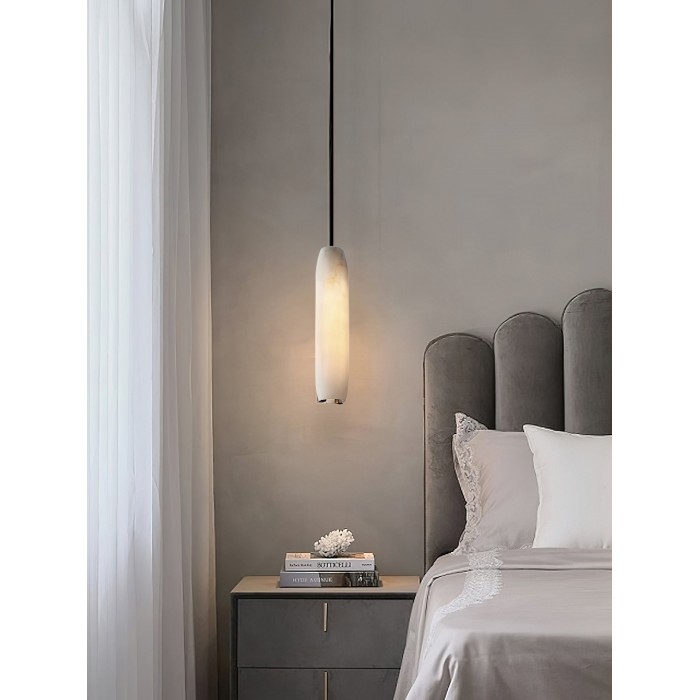 Lampa wisząca w kształcie fletu alabastrowego HL2989