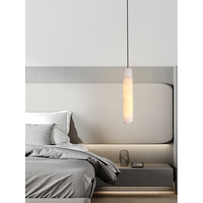 Lampa wisząca w kształcie fletu alabastrowego HL2989