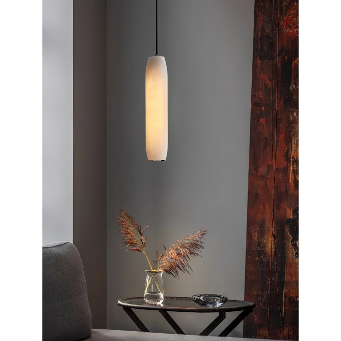 Lampa wisząca w kształcie fletu alabastrowego HL2989