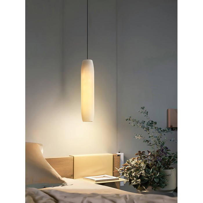 Lampa wisząca w kształcie fletu alabastrowego HL2989