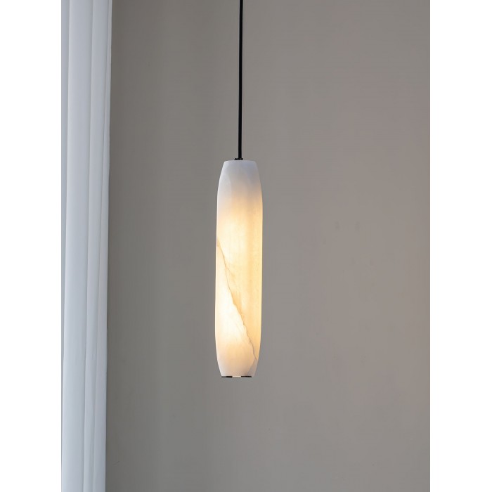 Lampa wisząca w kształcie fletu alabastrowego HL2989
