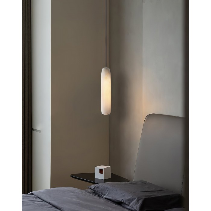 Lampa wisząca w kształcie fletu alabastrowego HL2989