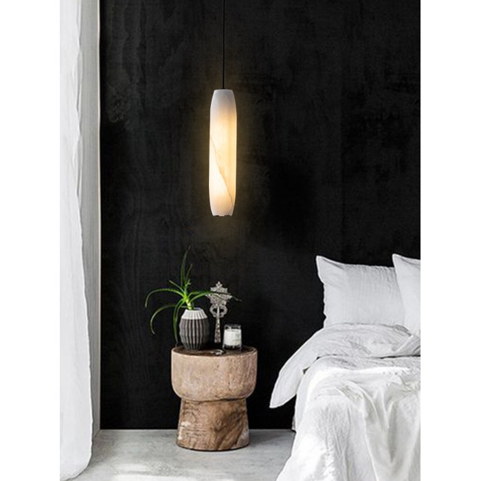 Lampa wisząca w kształcie fletu alabastrowego HL2989