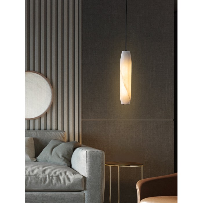 Lampa wisząca w kształcie fletu alabastrowego HL2989