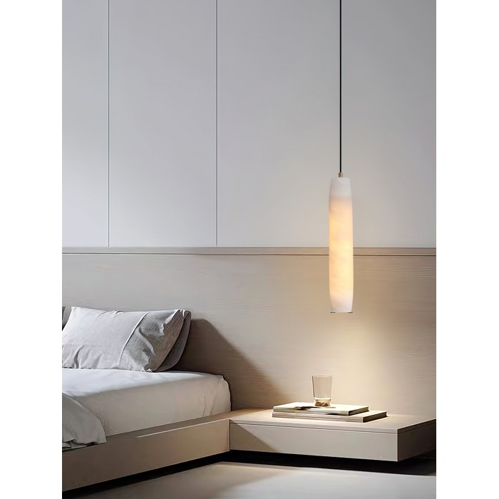 Lampa wisząca w kształcie fletu alabastrowego HL2989