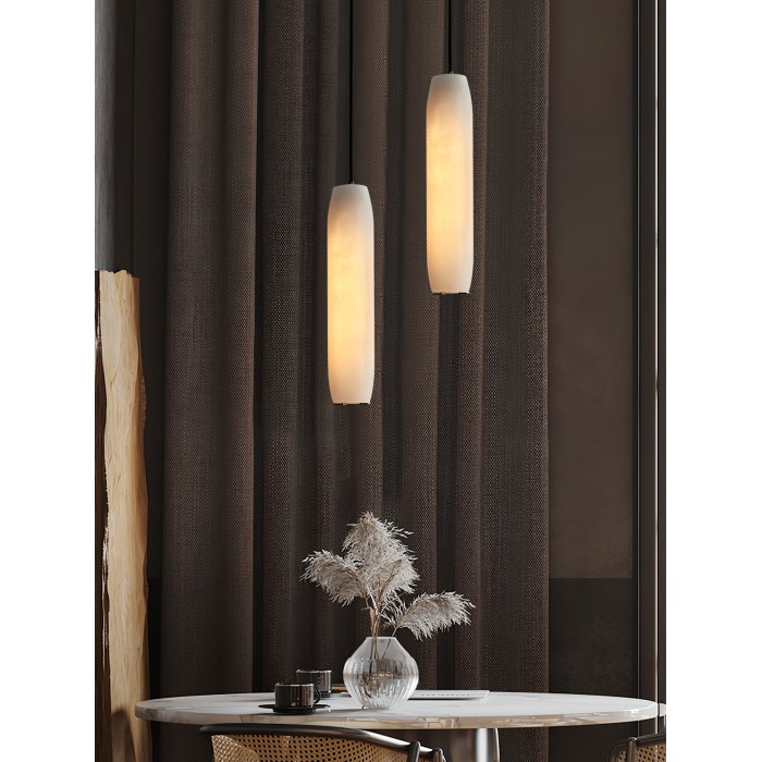 Lampa wisząca w kształcie fletu alabastrowego HL2989