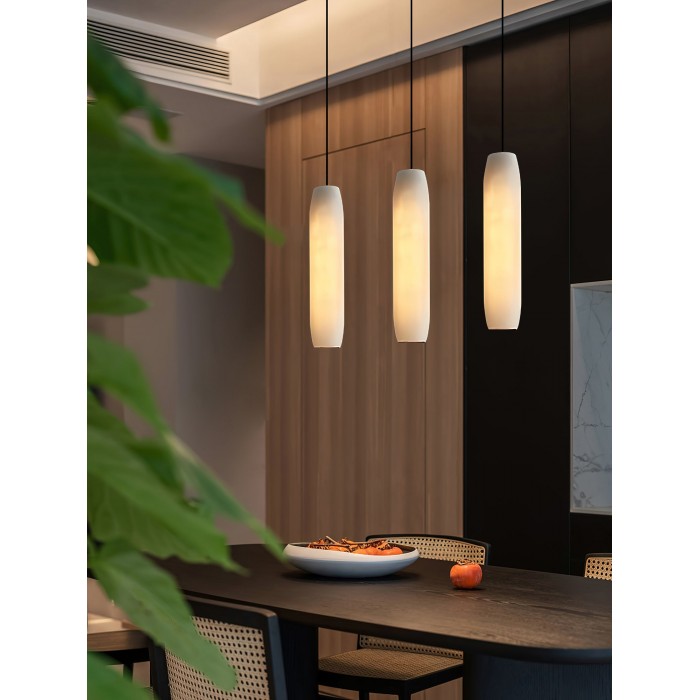 Lampa wisząca w kształcie fletu alabastrowego HL2989