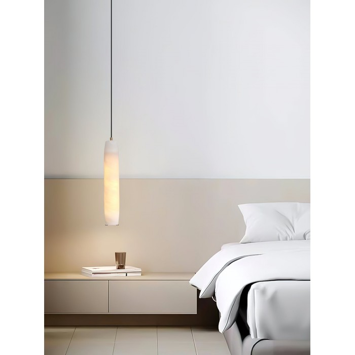 Lampa wisząca w kształcie fletu alabastrowego HL2989