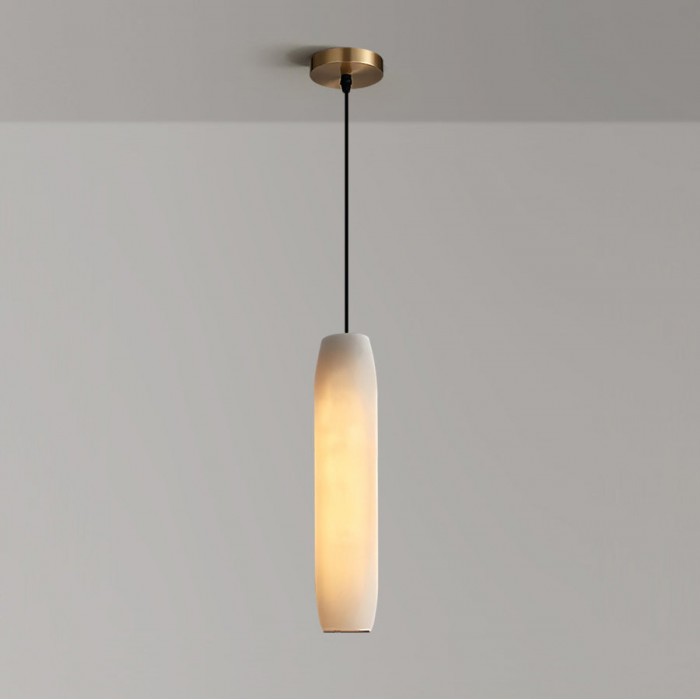 Lampa wisząca w kształcie fletu alabastrowego HL2989