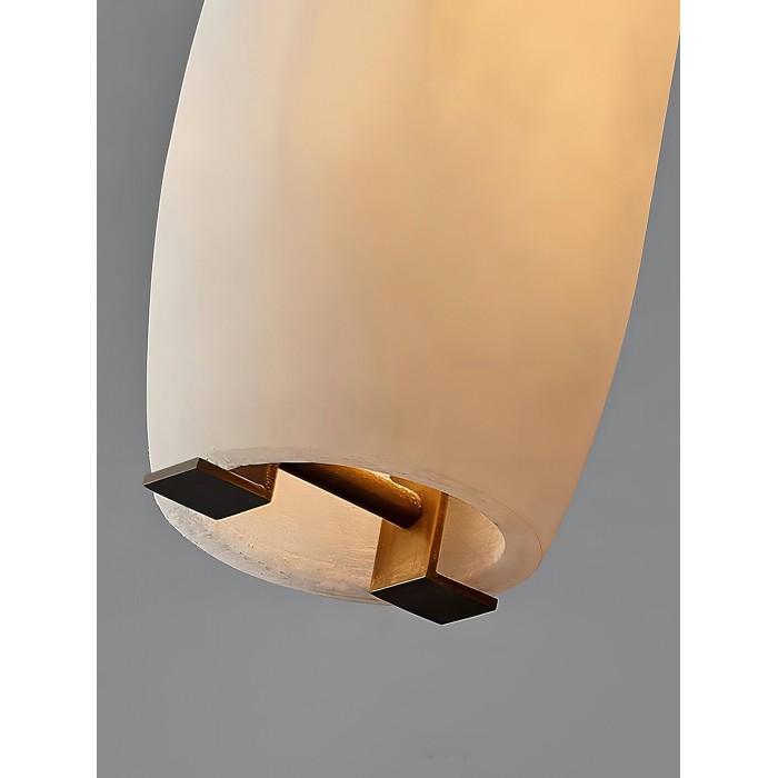 Lampa wisząca w kształcie fletu alabastrowego HL2989