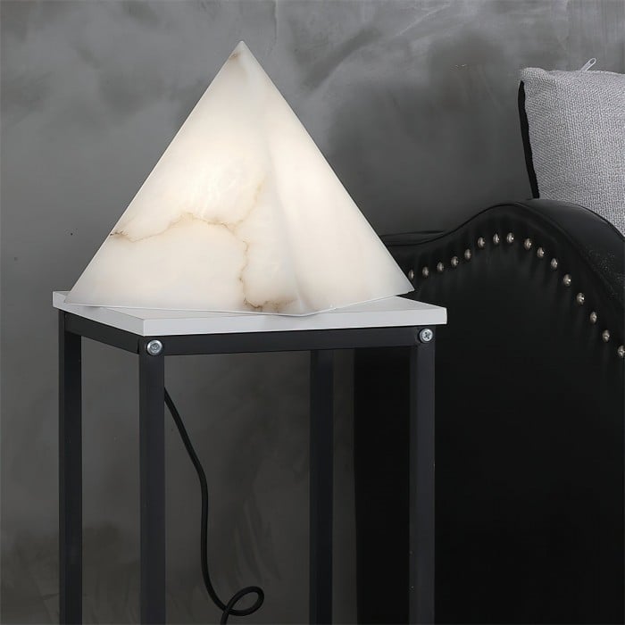 Albasten piramide tafellamp HL2981