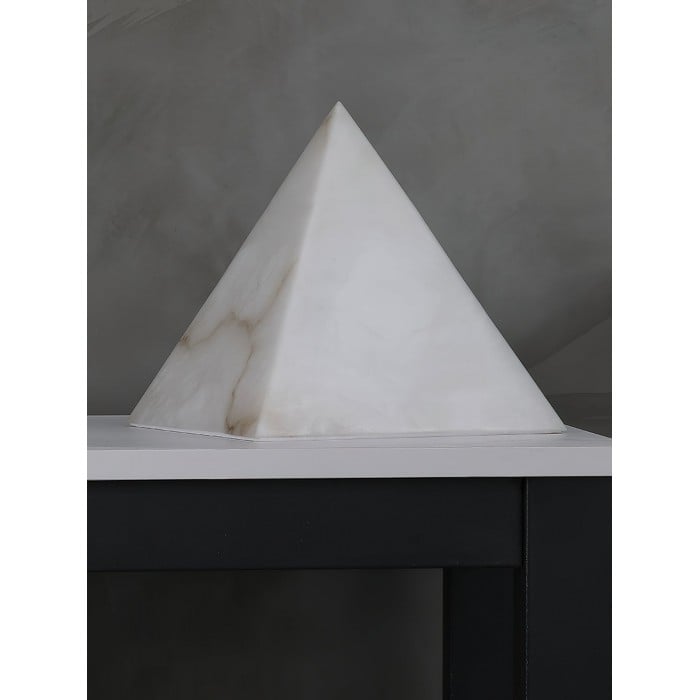 Albasten piramide tafellamp HL2981