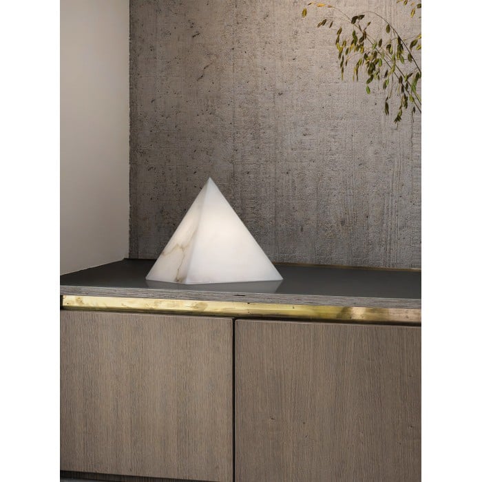 Albasten piramide tafellamp HL2981