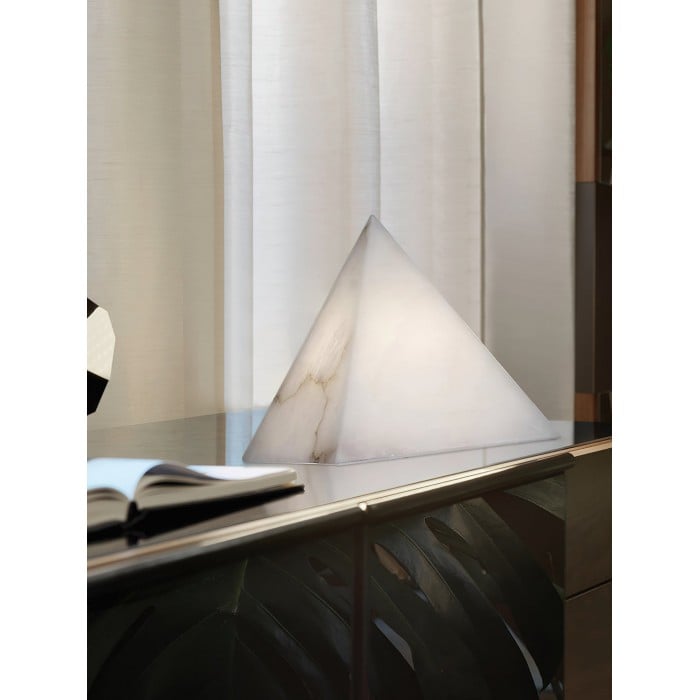 Albasten piramide tafellamp HL2981