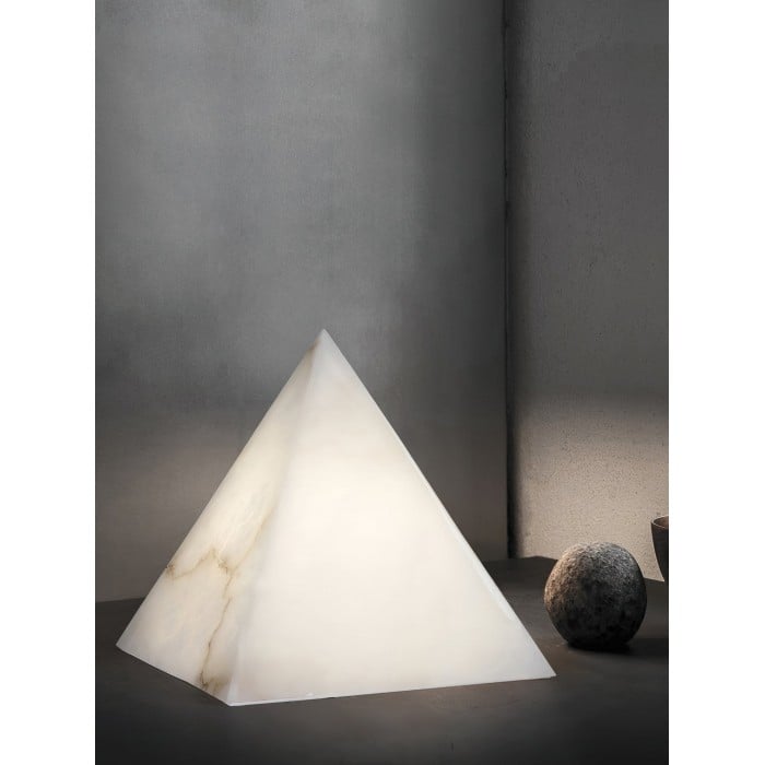 Albasten piramide tafellamp HL2981