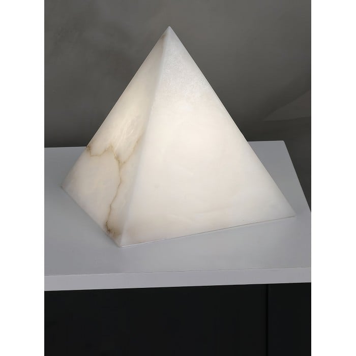 Albasten piramide tafellamp HL2981