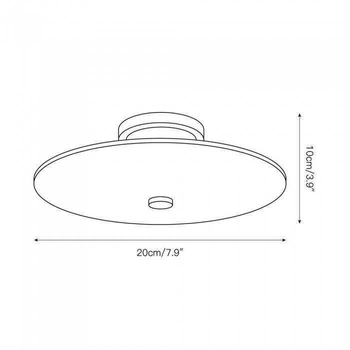 Ankeny Alabaster Ceiling Lamp HL3203